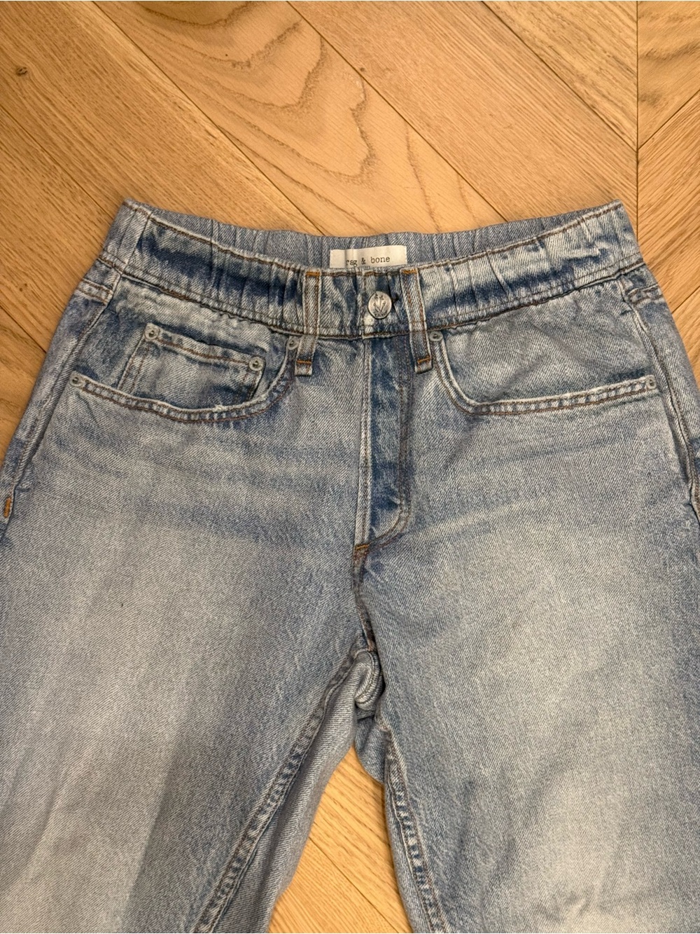 Rag & Bone Miramar Light Wash Sweatpant Jeans